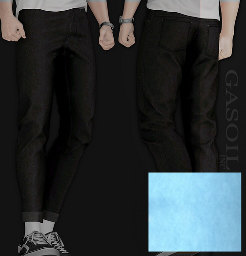 [GL - inc.] - [EUPHORIA] - NIMAN JEANS Ice Blue