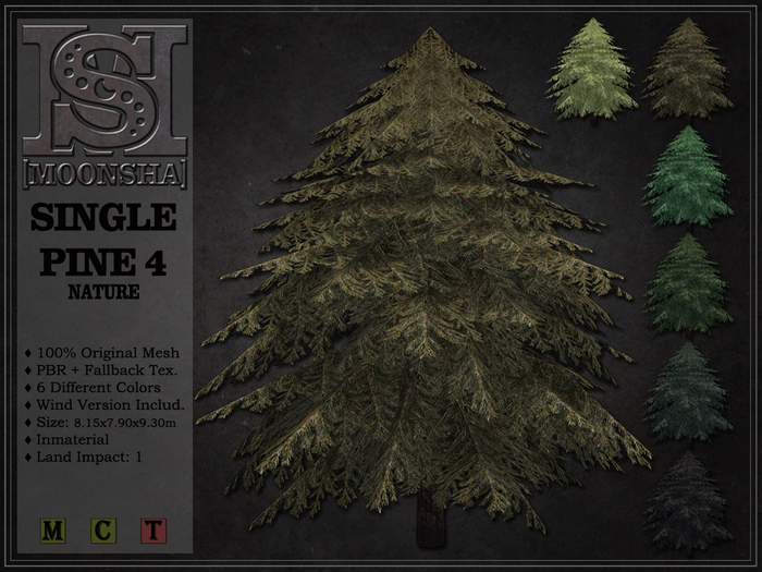 [MoonSha] Single Pine 4 - Nature
