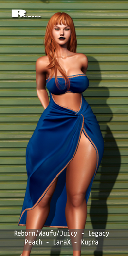 !!! Revna !!! 710 Dress Blue