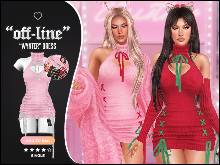 "Off-Line" x "Wynter" Dress / Softy
