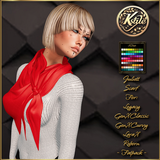 [K-Style] JULIETT SCARF - FATPACK #1