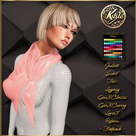 [K-Style] JULIETT SCARF - FATPACK #2