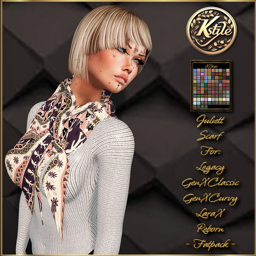 [K-Style] JULIETT SCARF - FATPACK #4