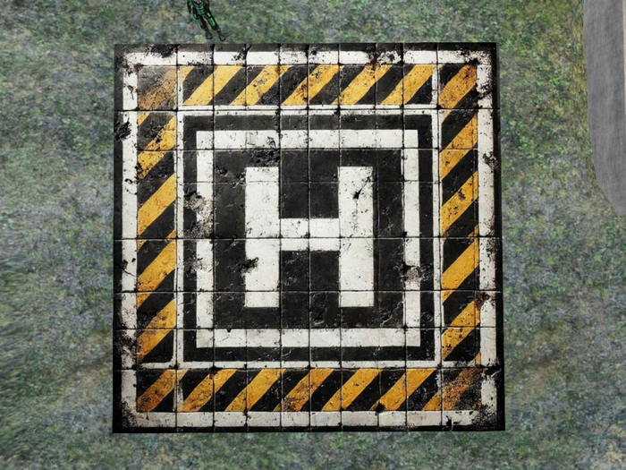 helipad rock warning