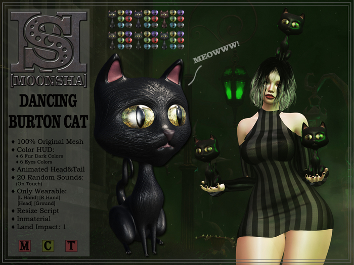 [MoonSha] Dancing Burton Cat