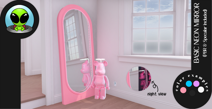 Gnarly. - Basic Neon Mirror - Pink Pack