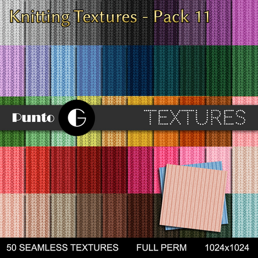Full Perm Textures - Knitting Pack 11