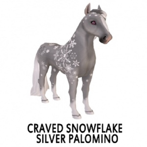 Craved Snowflake Silver Palomino M