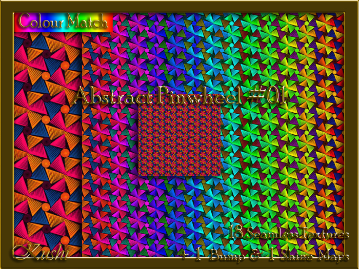Abstract Pinwheel #01 Texture Pack
