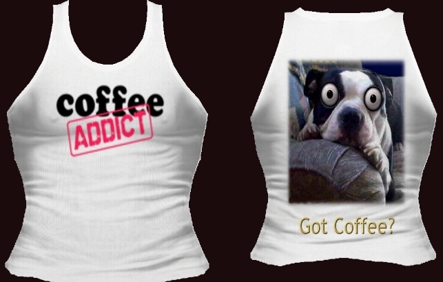 coffee addict tank TWIST