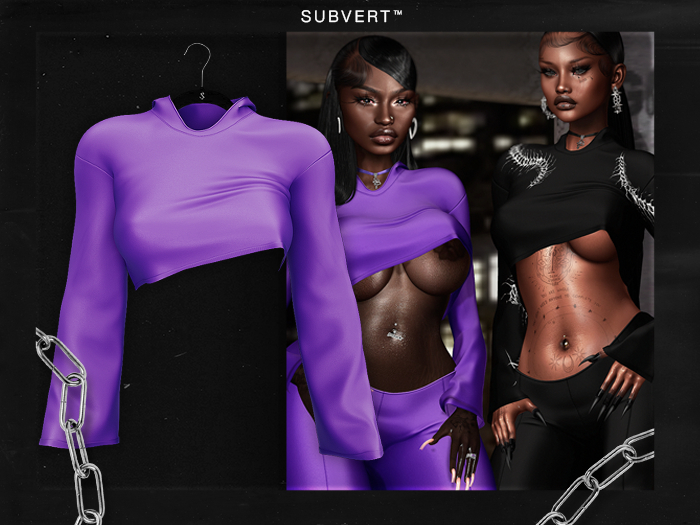 + sv. / the creeper hoodie / violet
