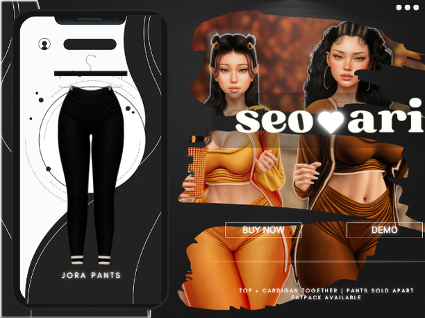 seoari . Jora Pants Black - [ADD]