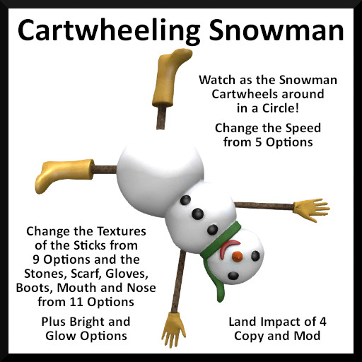 Ever Green - Cartwheeling Snowman