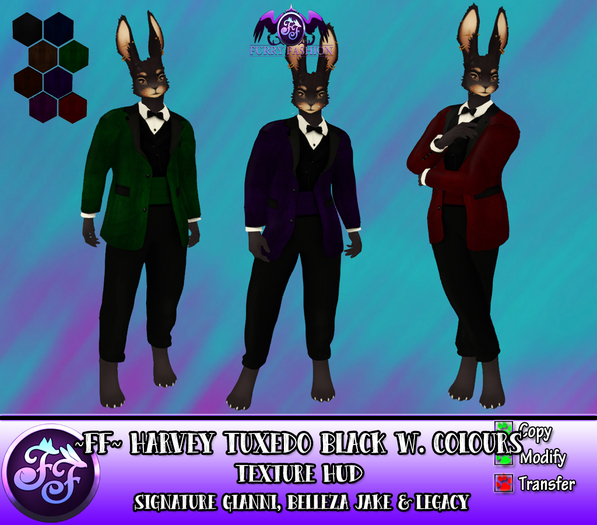 ~FF~ Harvey Tuxedo BlackWColours