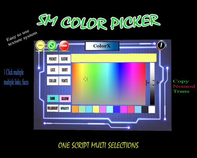 SM HUD COLOR PICKER KIT