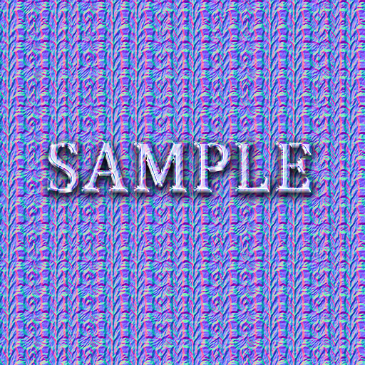 Zoy Texture [ Rustic Knit Raffia Seamless 01 ] Normal Map