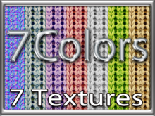 Zoy Texture [ Rustic Knit Raffia Seamless 01 ] 7 Textures