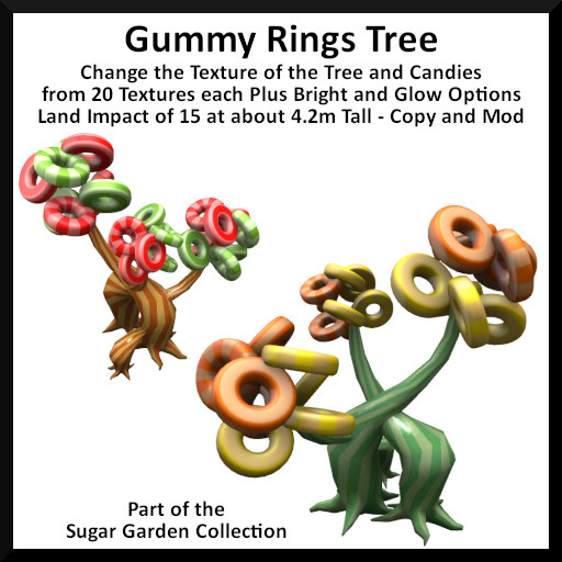 Ever Green - Sugar Garden - Gummy Rings Tree