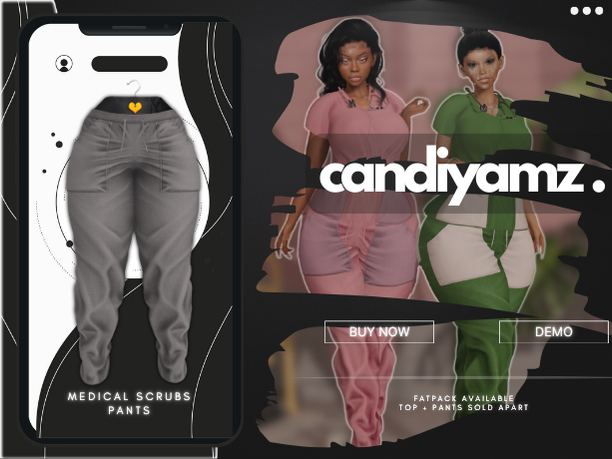 *CY* Medical Scrubs . Grey . Pants // (Add)