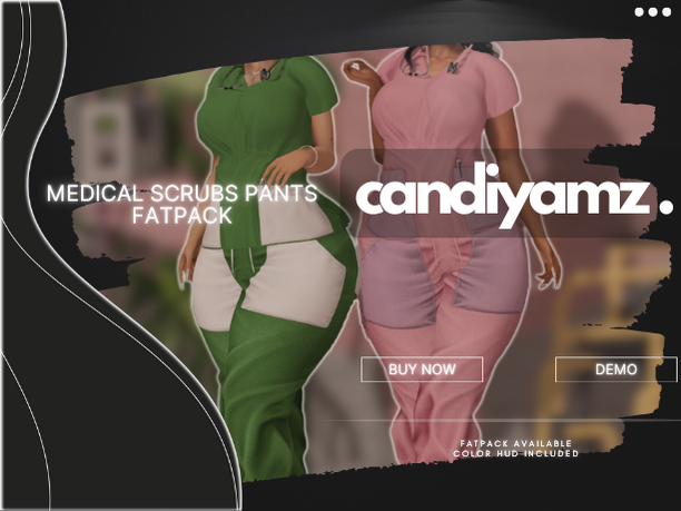 *CY* Medical Scrubs . Pants . CandiPACK! // (Add)