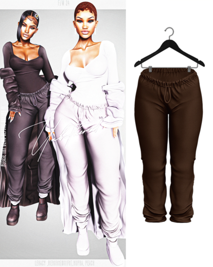 Unbothered-Sade Sweatpants (Chocolate)