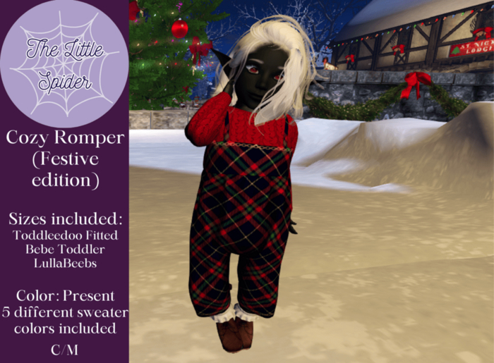 Festive Cozy Romper Present 