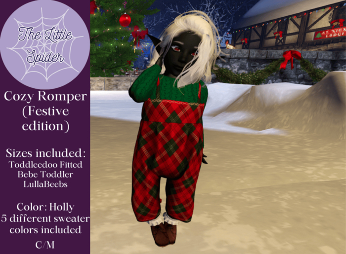Festive Cozy Romper Holly 