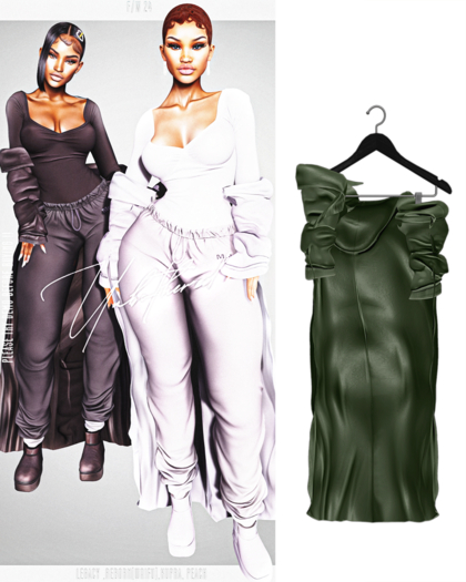 Unbothered-Sade Jacket  (Olive)