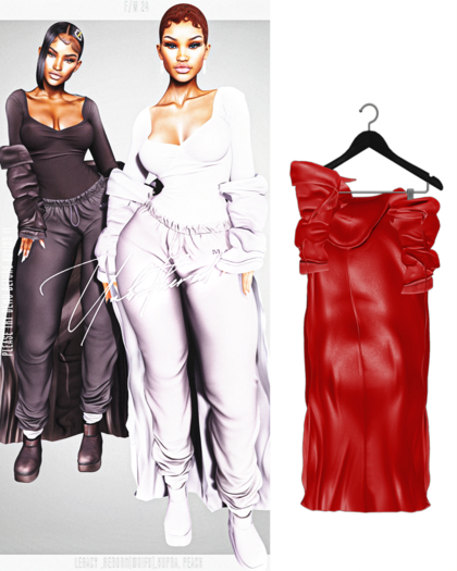 Unbothered-Sade Jacket  (Red)