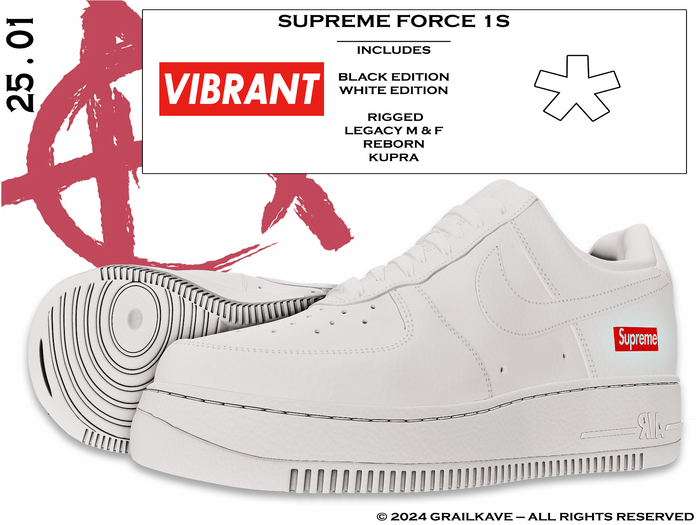 [GK x VIBRANT] SUPREME FORCE 1S FATPACK [ADD ME]