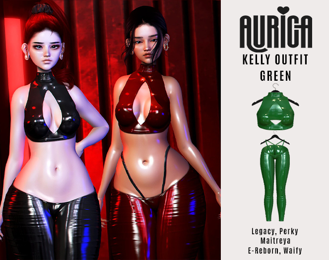 AURICA Kelly Outfit GREEN /ADD ME/
