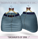 Gamer Skirt - Stormy Denim Jeans