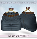 Gamer Skirt - Ocean Denim Jeans