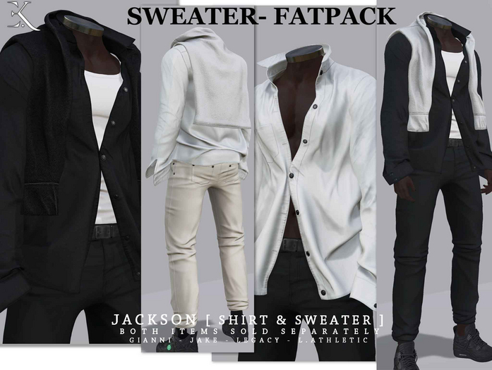 E.K - Jackson Sweater - FATPACK {ADD - ME }