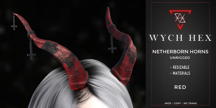 [WH] Netherborn Horns Red
