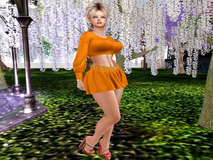 ~`*MS*`~ Etta Outfit (Shoes Included) - Orange