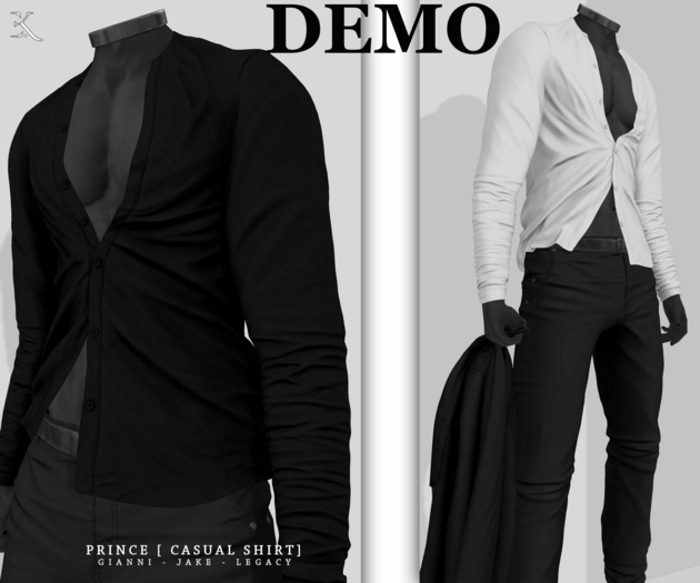 E.K - Prince Casual Shirt - DEMO {ADD - ME }