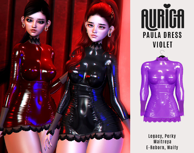AURICA Paula Dress VIOLET /ADD ME/