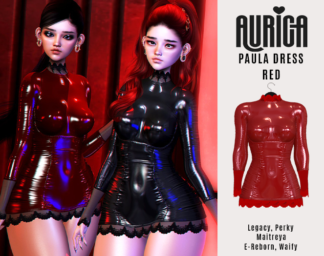 AURICA Paula Dress RED /ADD ME/