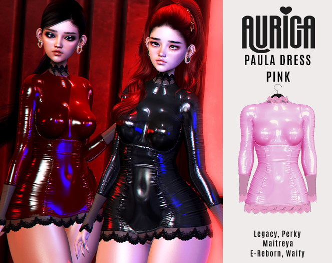 AURICA Paula Dress PINK /ADD ME/
