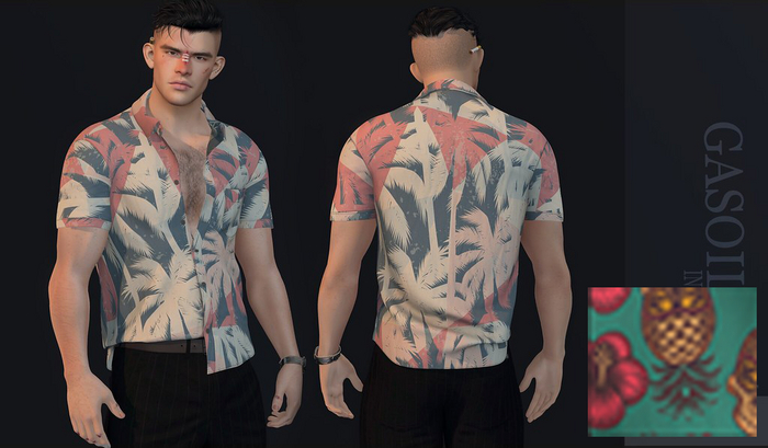 [GL - inc.] - Deante' Shirt Skull Pinapple