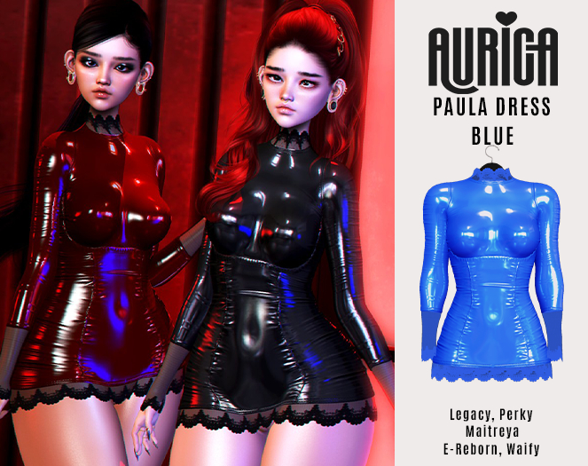 AURICA Paula Dress BLUE /ADD ME/