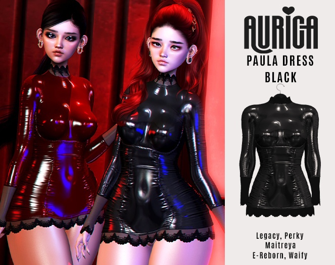AURICA Paula Dress BLACK /ADD ME/