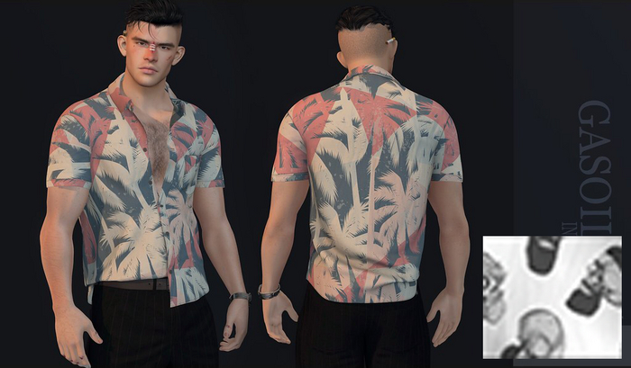 [GL - inc.] - Deante' Shirt Skulls black