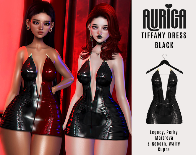 AURICA Tiffany Dress BLACK /ADD ME/