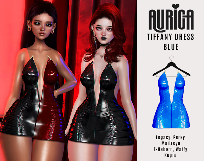 AURICA Tiffany Dress BLUE /ADD ME/