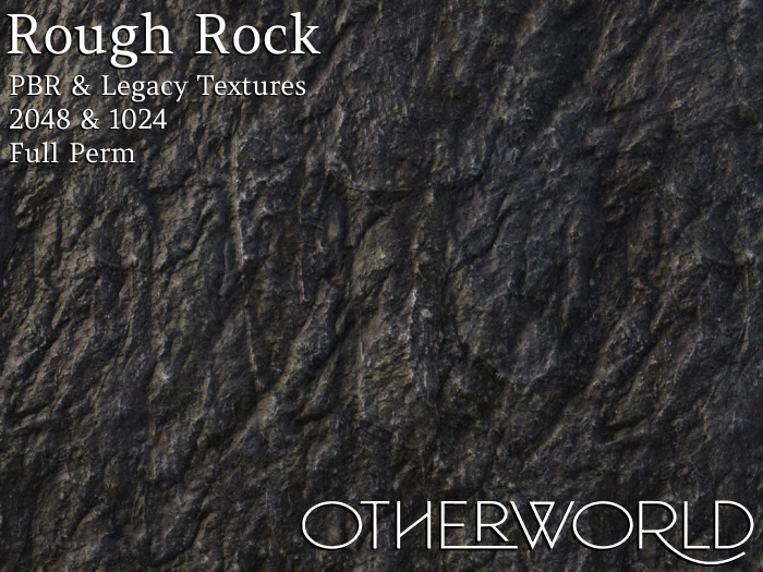 Otherworld PBR Materials - Rough Rock CMT
