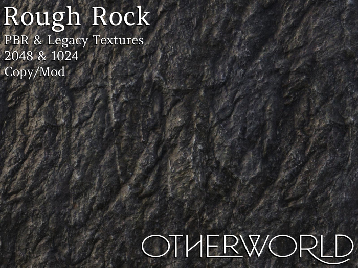 Otherworld PBR Materials - Rough Rock CM