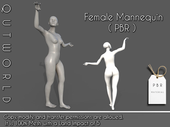 .::QUTWORLD Female Mannequin_PBR::.FP 