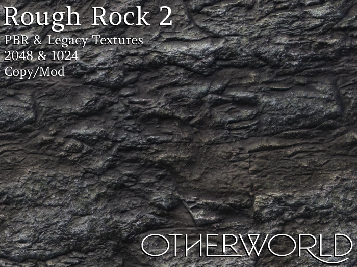 Otherworld PBR Materials - Rough Rock 2 CM